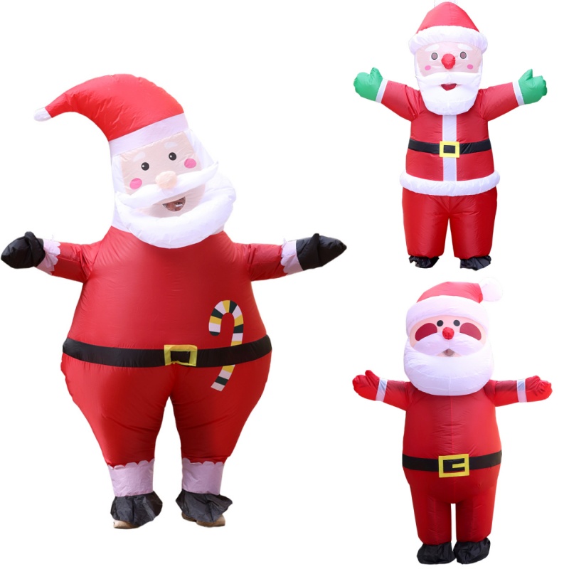 Case Fans - Costume Gonfiabile da Babbo Natale per